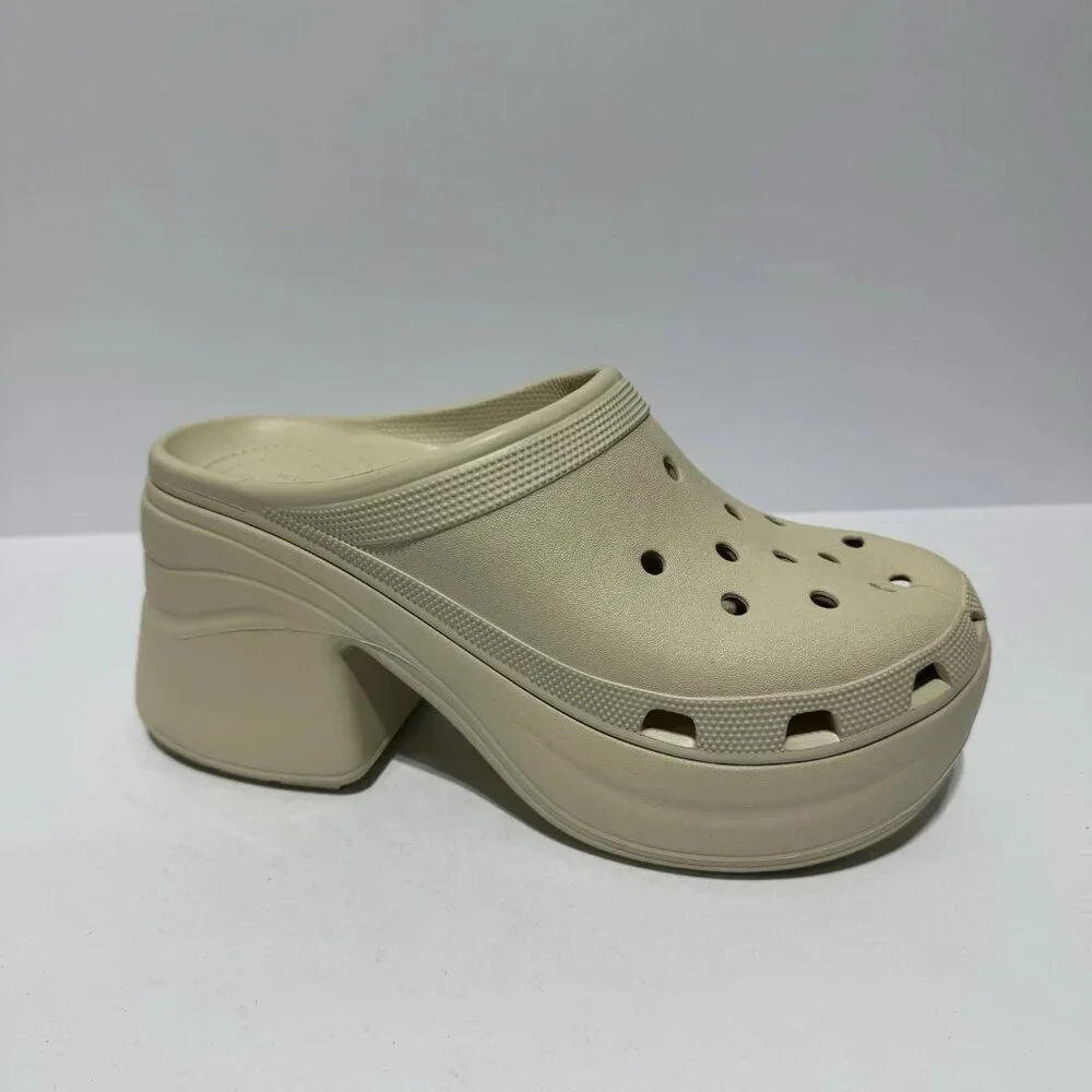Crocs Mens Siren Clogs Bone Size 10